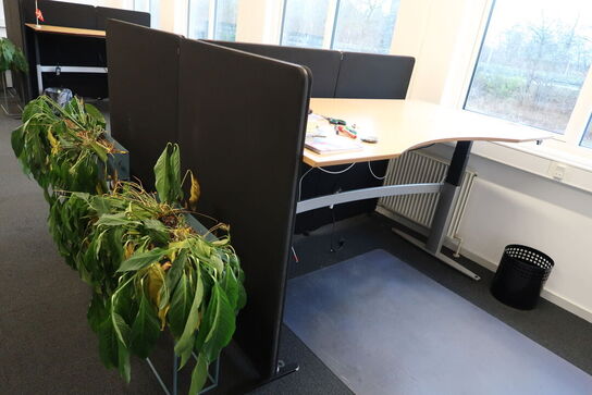 4 stk. afskærmningsvægge