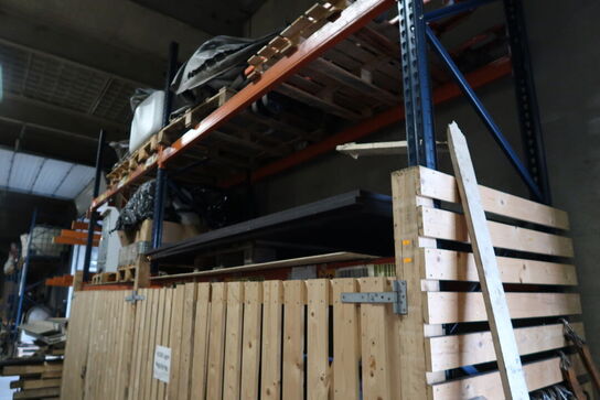 Palle med div. Træplader