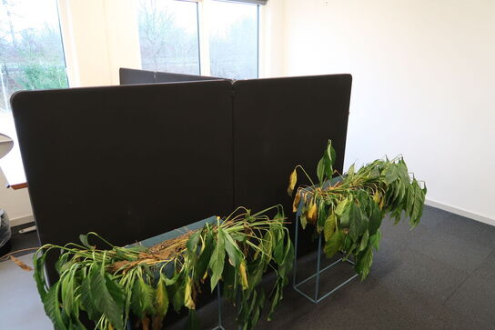 4 stk. afskærmningsvægge