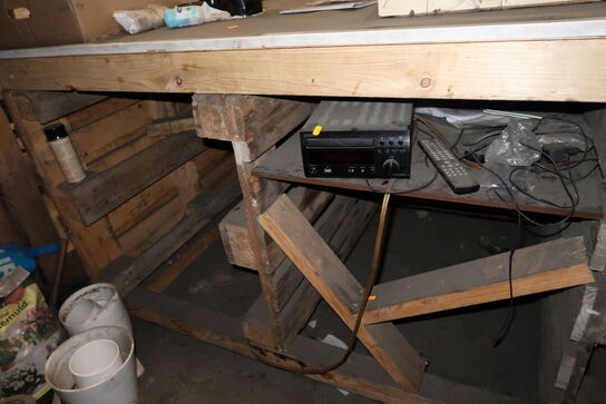 Arbejdsbord med indhold