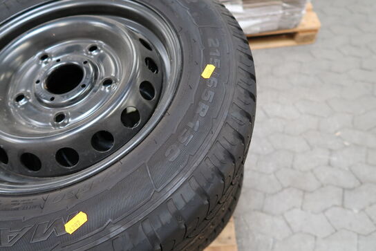 4 stk. fælge med dæk MARATHON 215/65R15C