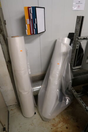 2 stk. ruller plastik