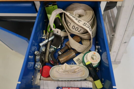 Værktøjsvogn med indhold