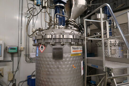 Teststation 500L mixer tank NORDIC ENGINEERING 