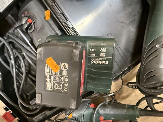 5 stk. el. håndværktøj METABO m.fl.