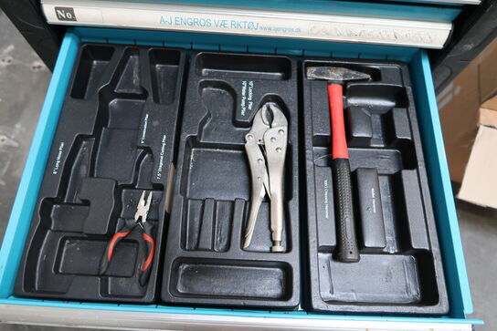 Værktøjsvogn med div. Værktøj