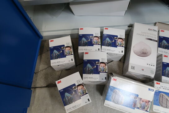 Div. Åndedrætsværn 3M, filtre, masker m.m.