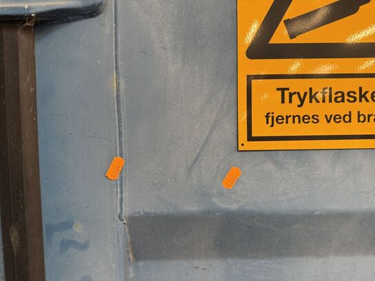 Isoleret 20" container med strøm(Uden indhold)