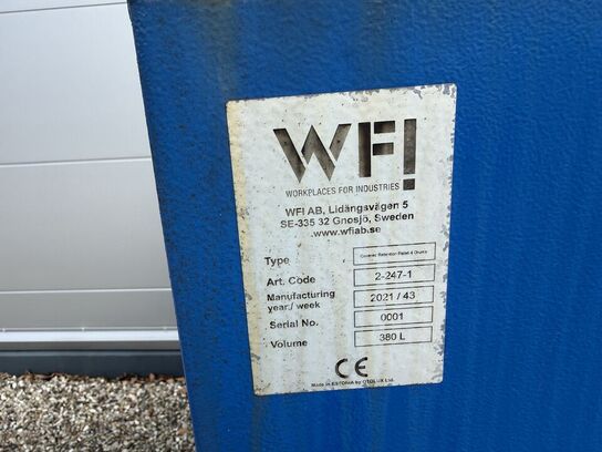 Opbevaringsskab med spildtank WFI (Uden indhold)