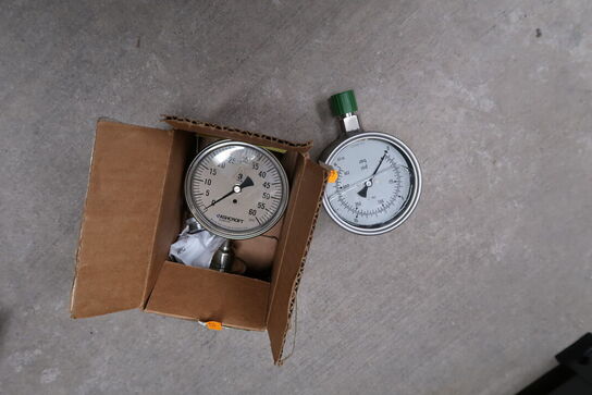 2 stk. trykmålere ASHCROFT