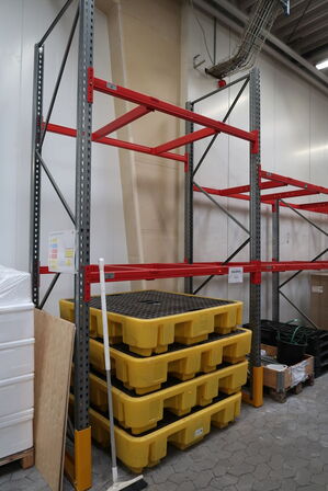 5 fag pallereoler uden indhold