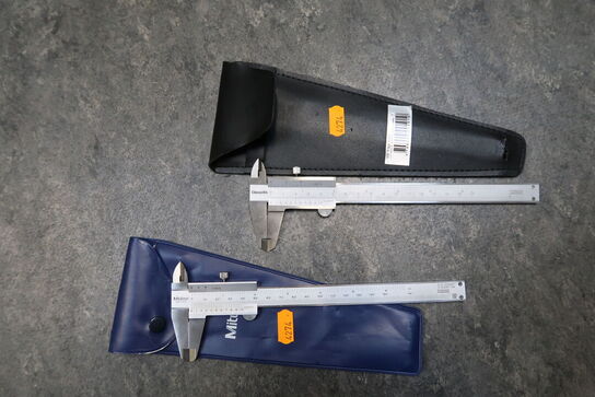 2 stk. skydelærer DIESELLA, MITUTOYO