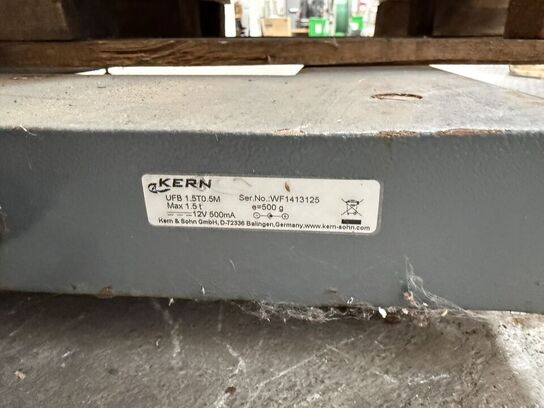 Pallevægt KERN UFB 1.5T0,5M & KFB-TM