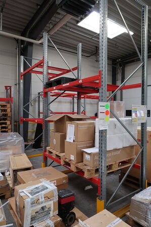 7 fag pallereoler uden indhold