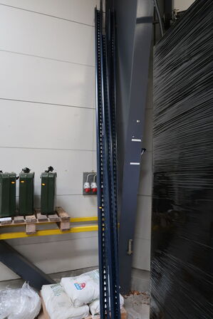 6 fag pallereoler uden indhold med ekstra vanger