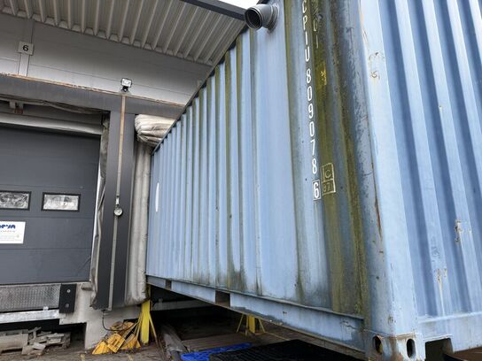 Isoleret 20" container med strøm(Uden indhold)