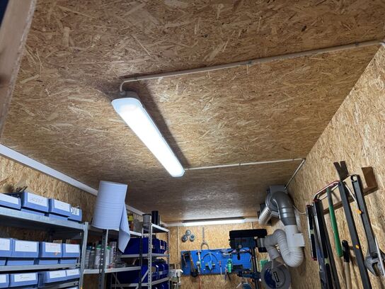 Isoleret 20" container med strøm(Uden indhold)