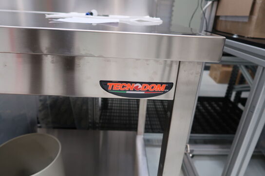 Rustfri stålbord uden indhold TECNODOM