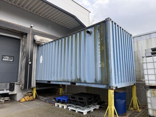 Isoleret 20" container med strøm(Uden indhold)