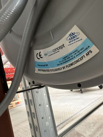 Slangeopruller til trykluft FLOWCONCEPT