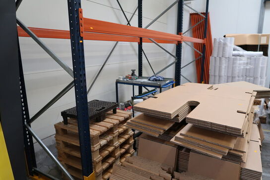 2 fag pallereoler uden indhold med ekstra vanger