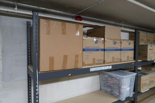 6 stk. lagerreoler uden indhold