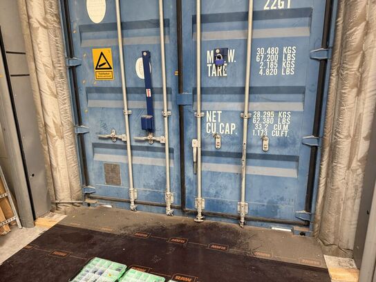 Isoleret 20" container med strøm(Uden indhold)