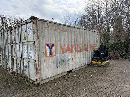 20" container uden indhold