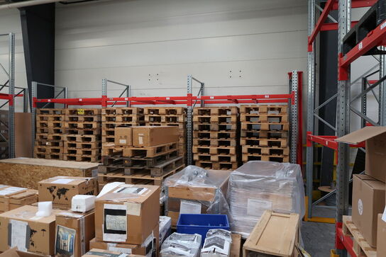 7 fag pallereoler uden indhold