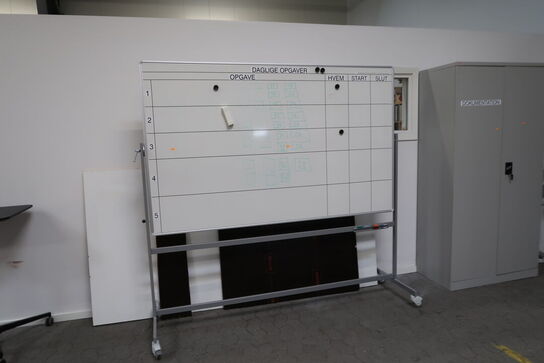 Whiteboard på stativ