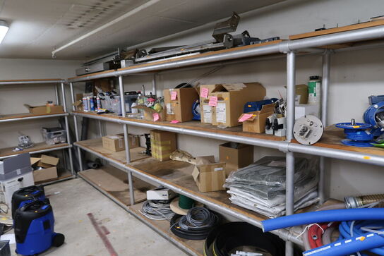 4 stk. lagerreoler uden indhold