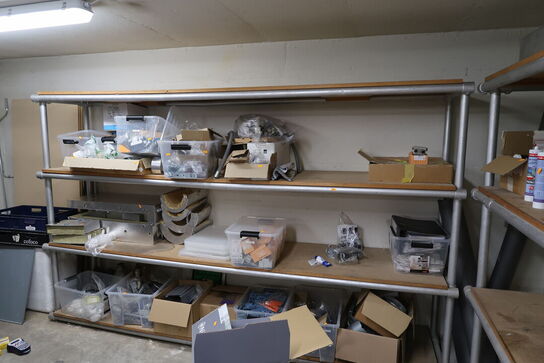 4 stk. lagerreoler uden indhold