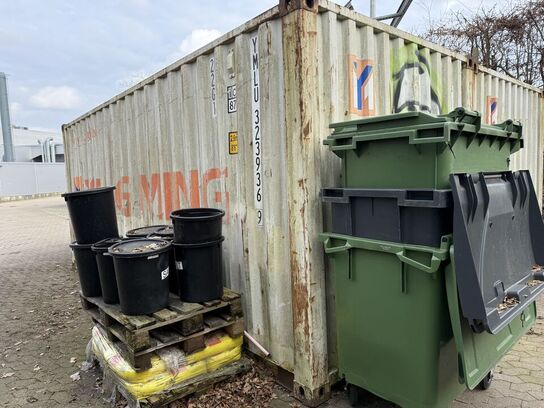 20" container uden indhold