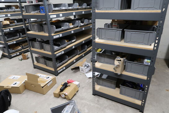 3 stk. lagerreoler uden indhold