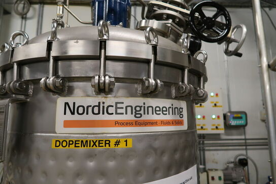 Teststation 500L mixer tank NORDIC ENGINEERING 