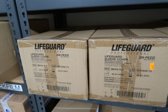 Div. Filtre CAMFIL, rødtape TESA, sleeve covers LIFEGUARD