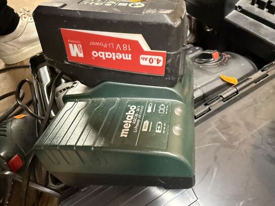 5 stk. el. håndværktøj METABO m.fl.