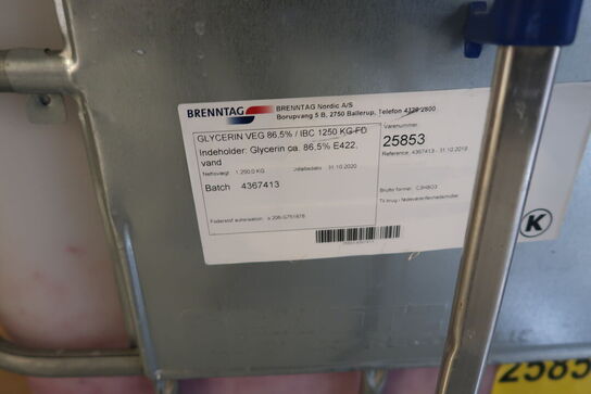 Palletank med glycerin