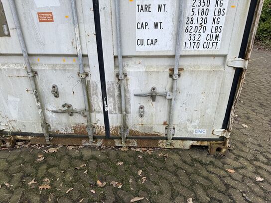 20" container uden indhold