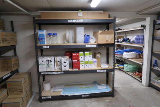 6 stk. lagerreoler uden indhold