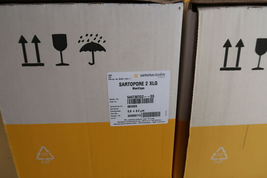 2 stk. paller med div. Filtre SARTOPURE