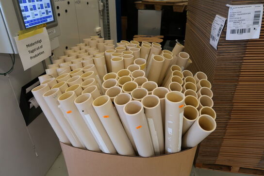 Palle med div. Plastikrør