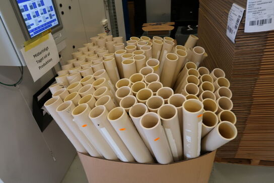 Palle med div. Plastikrør