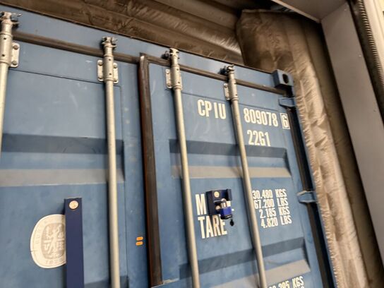 Isoleret 20" container med strøm(Uden indhold)