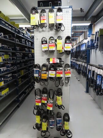 Stort sortiment remme