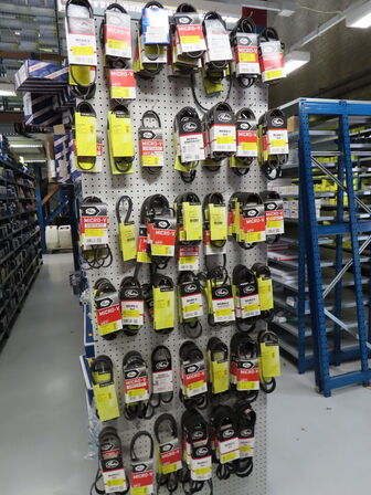 Stort sortiment remme