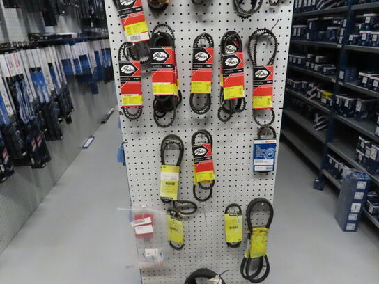 Stort sortiment remme