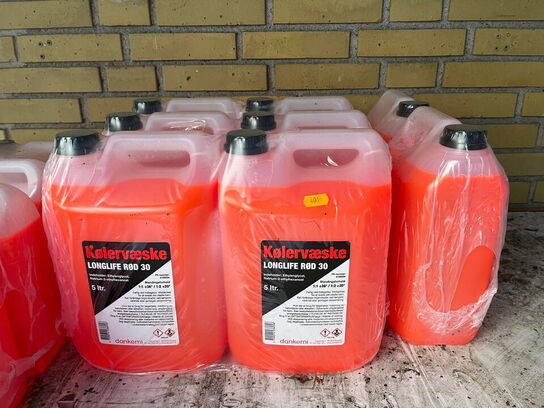 2 x 5L Kølervæske, rød