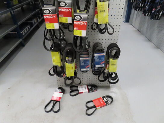 Stort sortiment remme