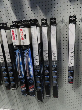 Stort sortiment viskerblade